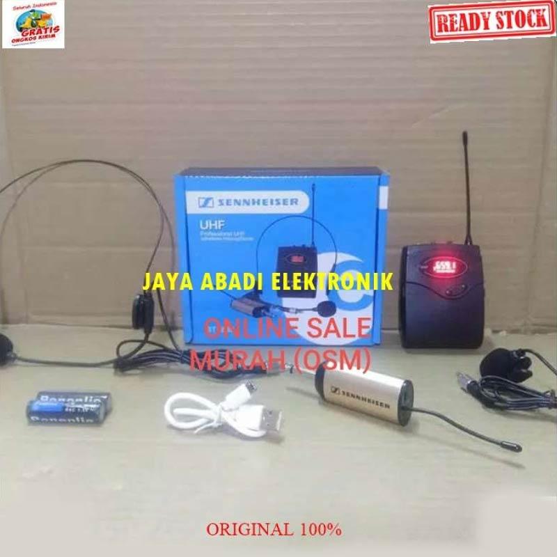 Jual SENNHEISER MIC WIRELESS UHF SINGLE HEADSET BANDO CLIP ON SYSTEM