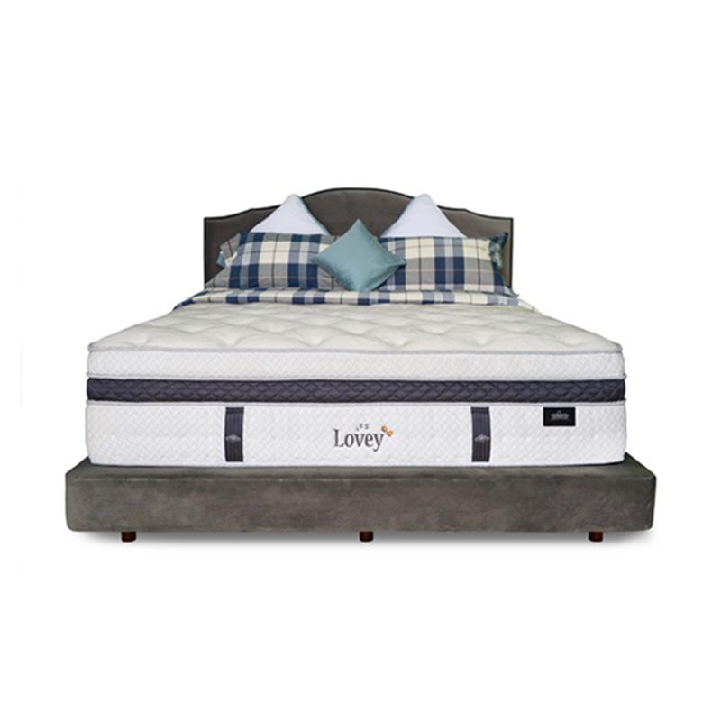 Jual Zees Tipe Lovey Emoticons Set Spring Bed - Off White [Spring Bed ...