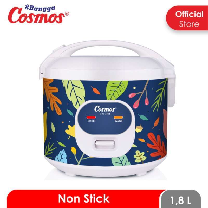 Promo Cosmos CRJ3306 Rice Cooker 1.8 L (Low Watt) Diskon 19 di