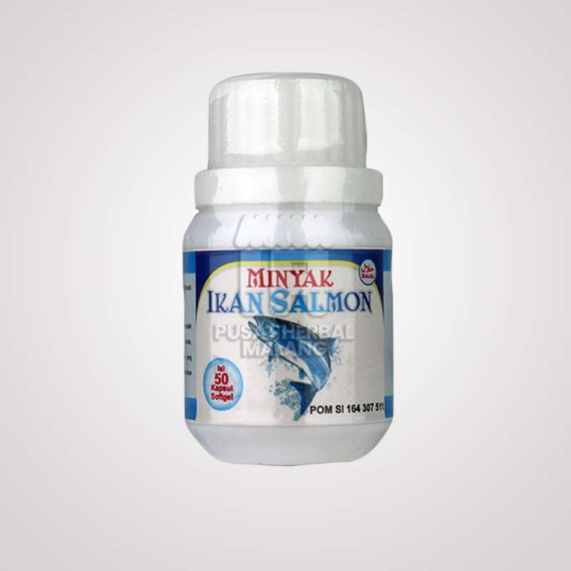 Jual MINYAK IKAN SALMONE Isi 50 Kapsul Kapsul Ikan Salmon Omega Squa