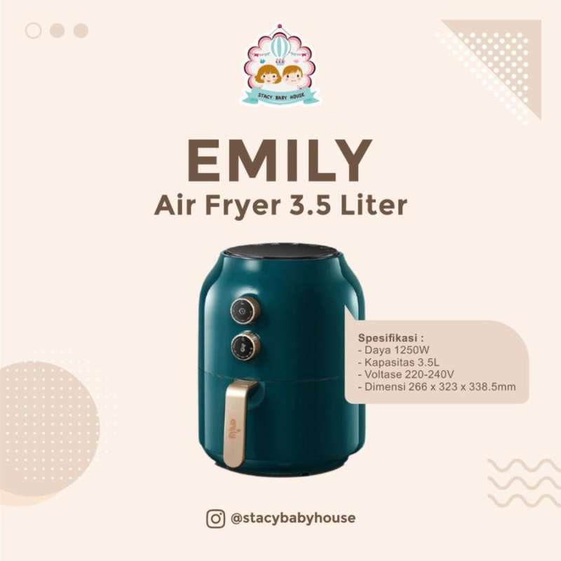 Promo EMILY AIR FRYER 3.5 LITER Diskon 17 di Seller stacy baby house