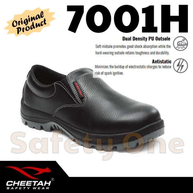 Jual Cheetah 7001H - Sepatu Safety Shoes Ringan Anti Statis Ergonomis