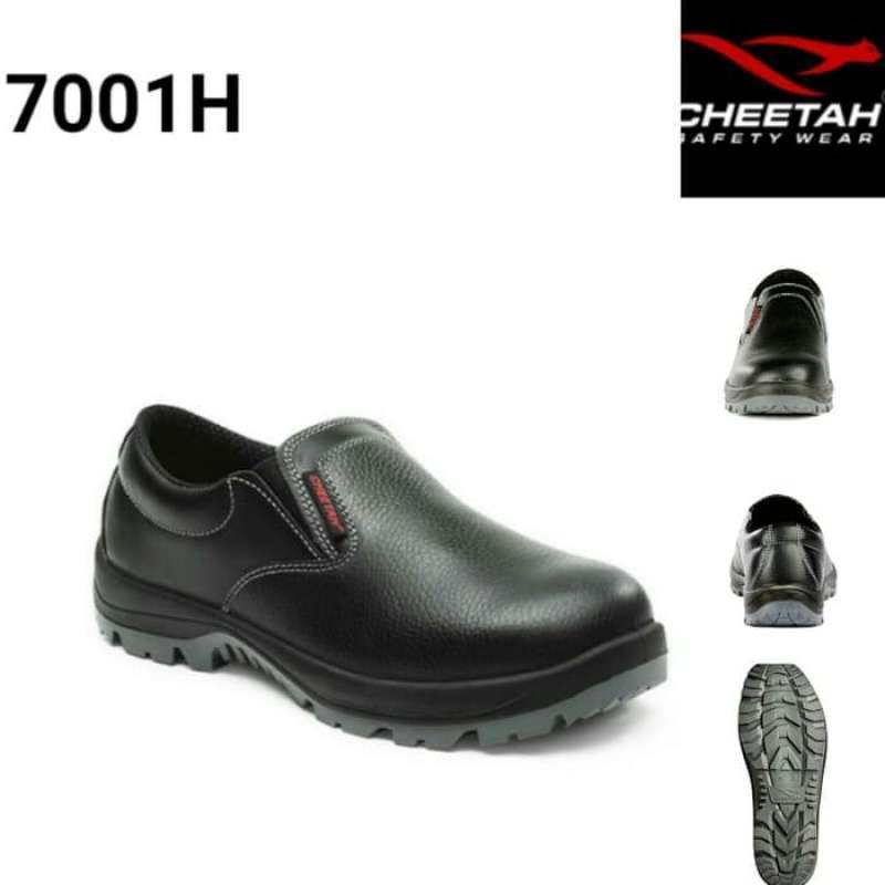 Jual Sepatu Safety Shoes Cheetah 7001H ORIGINAL khusus ukuran 45 di