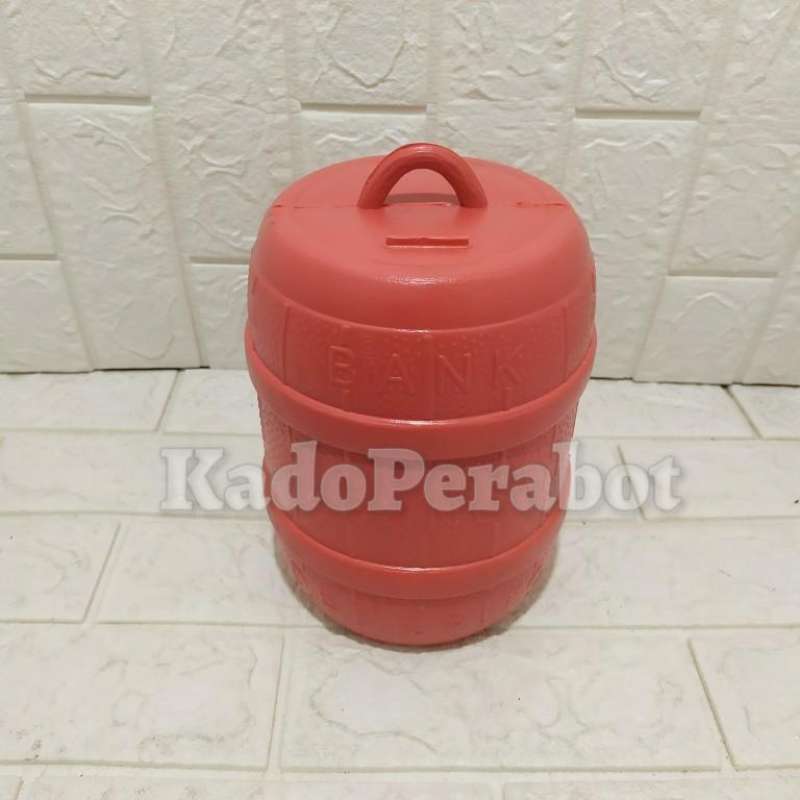 Promo celengan tong plastik besar - celengan plastik gentong - celengan