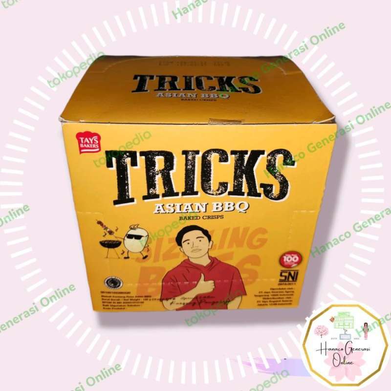 Jual Biskuit Kentang Tricks Rasa Asian Bbq @15Gr X 10 Rasa Favorit ...