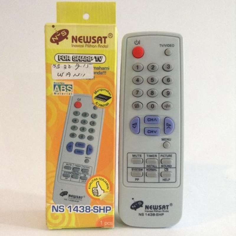 Jual Remote TV SHARP Tabung Semua Tipe Bisa Langsung Pakai Tanpa Set di