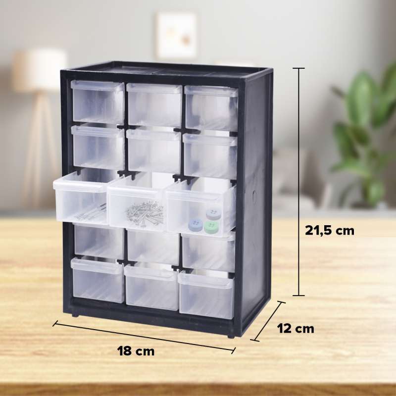 Promo Kenmaster Rak Susun Drawer [15 Susun] - Rak017 Diskon 8% Di ...