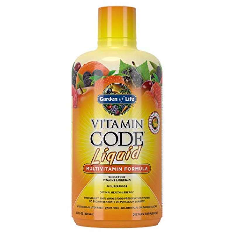 Promo Garden of Life Multivitamin Vitamin Code Liquid Raw Whole Food