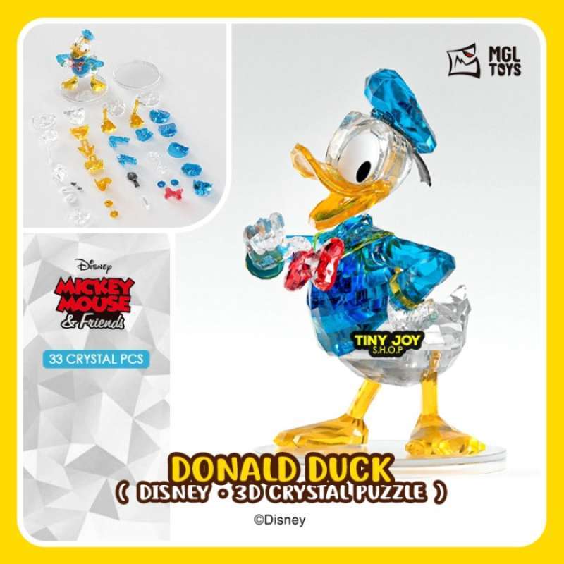 Promo Free Ongkir Crystal Puzzle 3D ( Mickey Minnie Donald Daisy Goofy