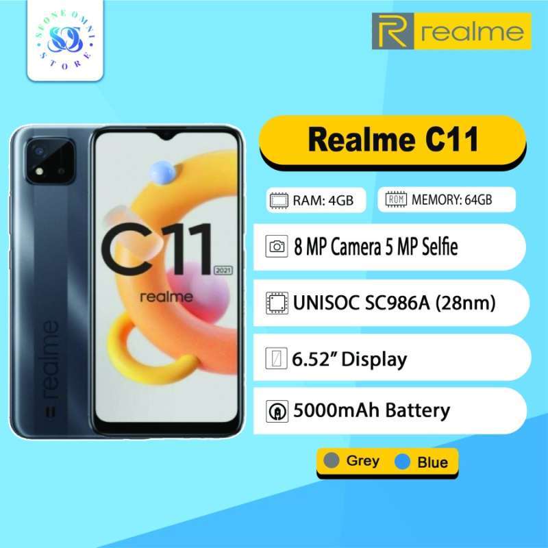 Jual Realme C11 4/64 RAM 4GB ROM 64GB Garansi Resmi Realme Indonesia di ...