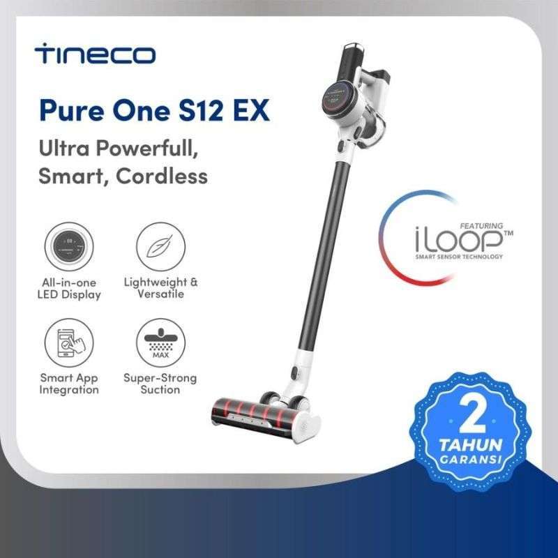 Jual Tineco Pure One S12 Ex Smart Cordless Stick (Vacuum Cleaner) di