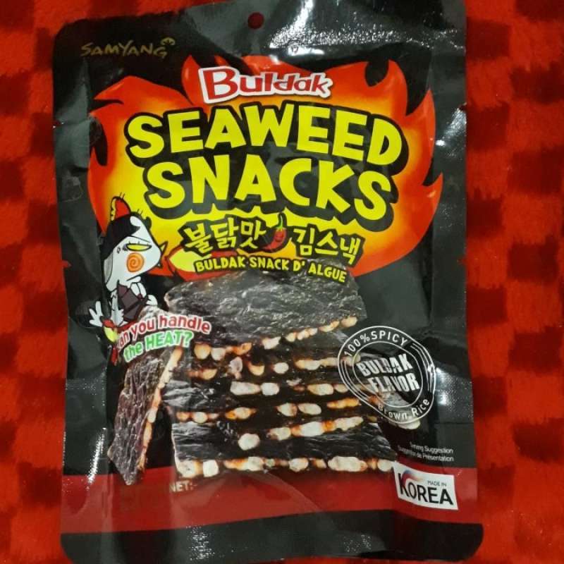 Jual Cemilan rumput laut Samyang Buldak seaweed snacks 20g di Seller AToZphere Kota Medan