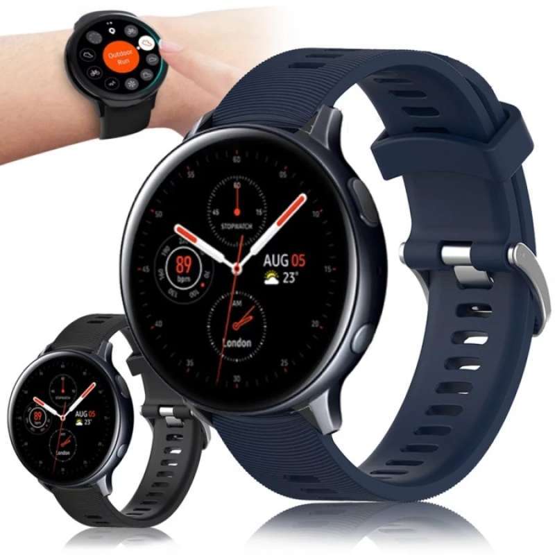 Promo SAMSUNG GALAXY WATCH ACTIVE 2 STRAP RUBBER BAND TALI JAM MODEL