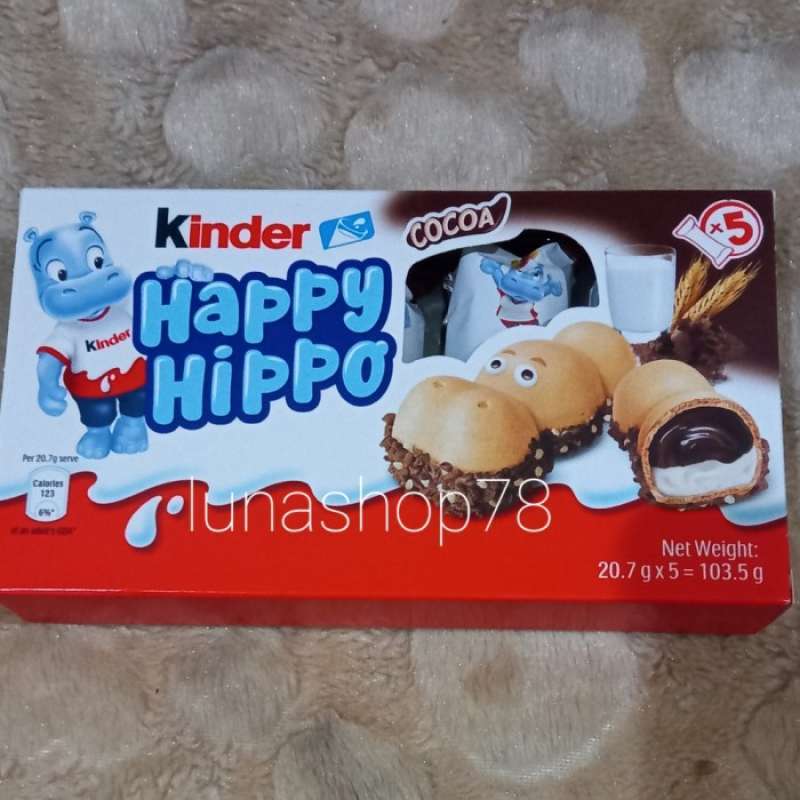 Jual Kinder Happy Hippo cocoa 5x20.7g di Seller AToZphere Kota Medan