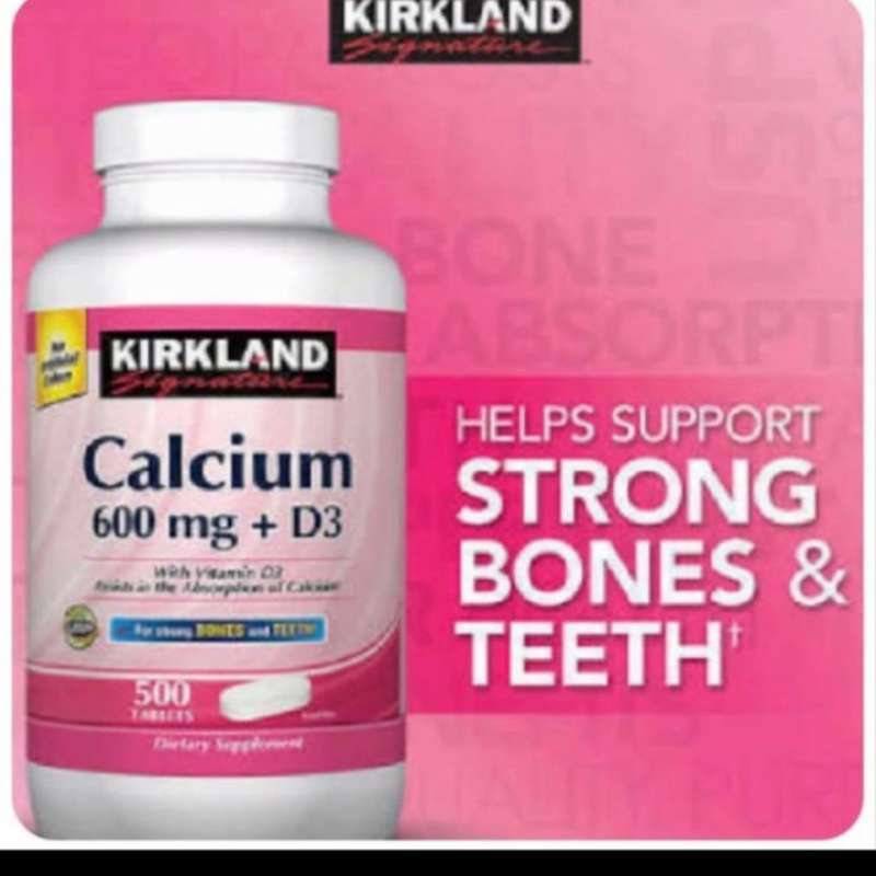 Jual Kirkland Calcium 600mg plus Vitamin D3 500 Tablets di Seller Healing Solutions Indonesia
