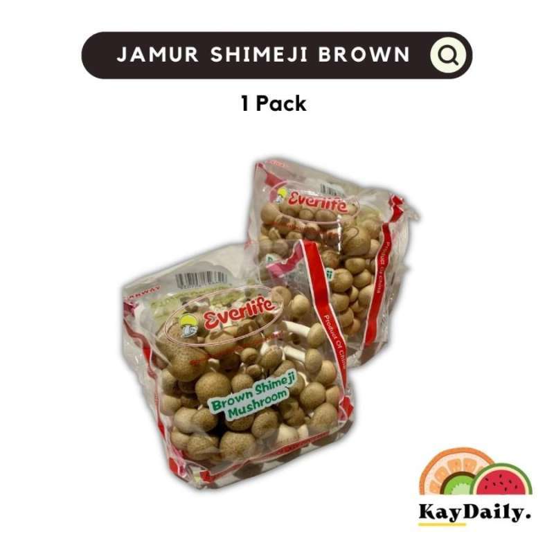 Jual JAMUR SHIMEJI COKLAT PACK 150 GR Halal di Seller Kaydaily.id