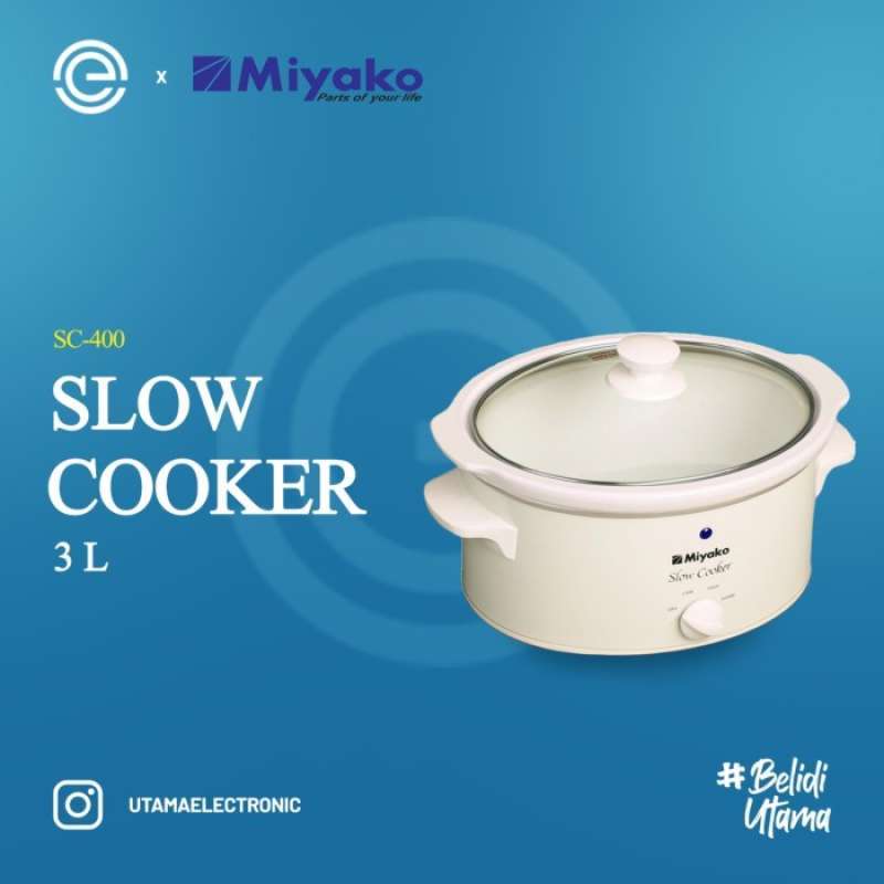 Promo Miyako Slow Cooker 3 Liter Sc400 Diskon 10 di Seller fauziana