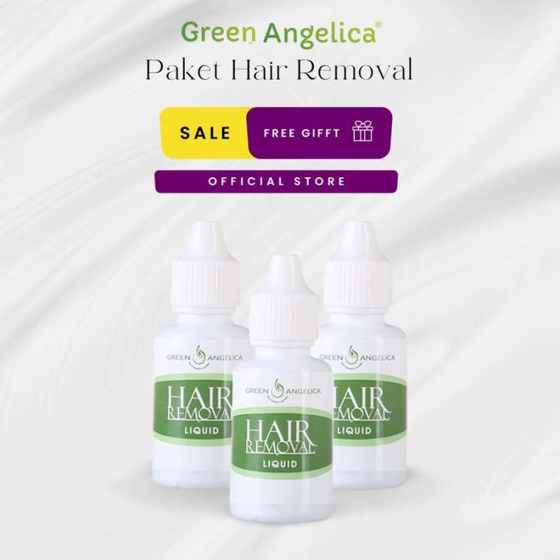 Jual Paket Perontok Bulu Badan & Ketiak Green Angelica Hair Removal