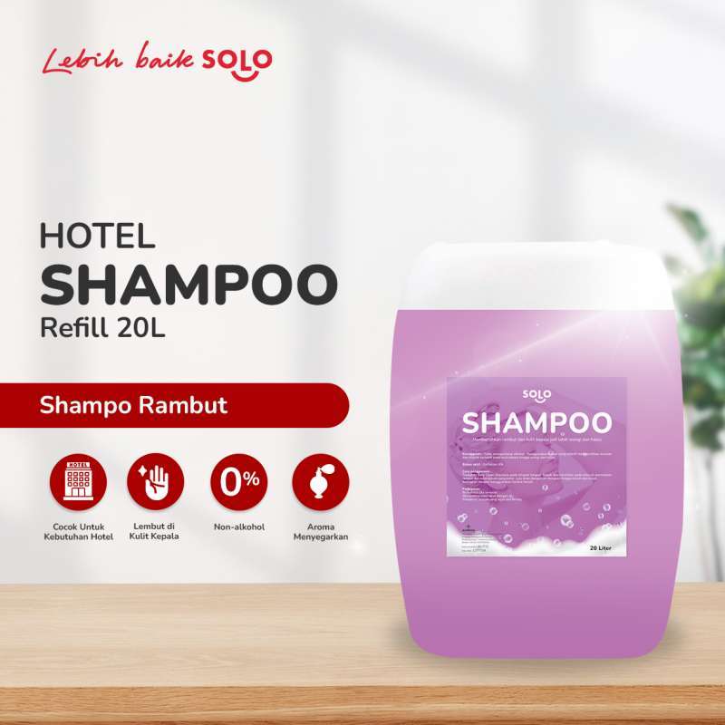 Jual Solo Clean Shampoo / Hotel Shampoo / Refill Shampoo 20L di