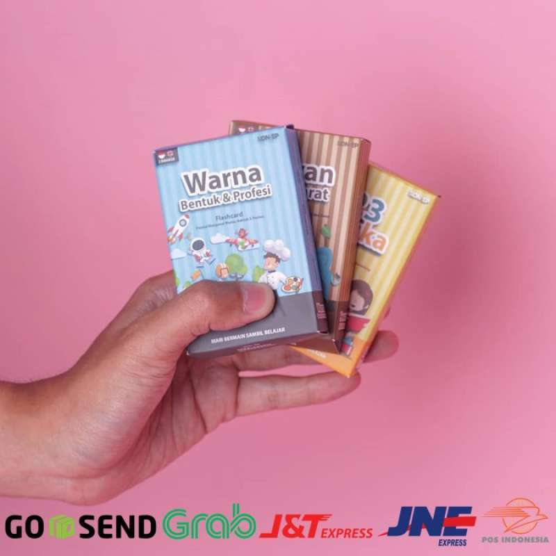 Promo Flash Card Kartu Edukasi Anak Flashcard Konsep Belajar Anak 1-7 ...
