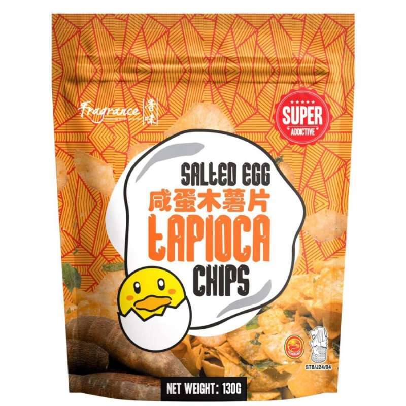 Jual Fragrance Salted Egg Cassava Chips 130g di Seller Gunung Mas