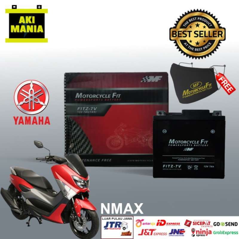 Jual Aki Motor Murah Mf Fitz-7V Yamaha Nmax Baru Dan Terlaris di Seller