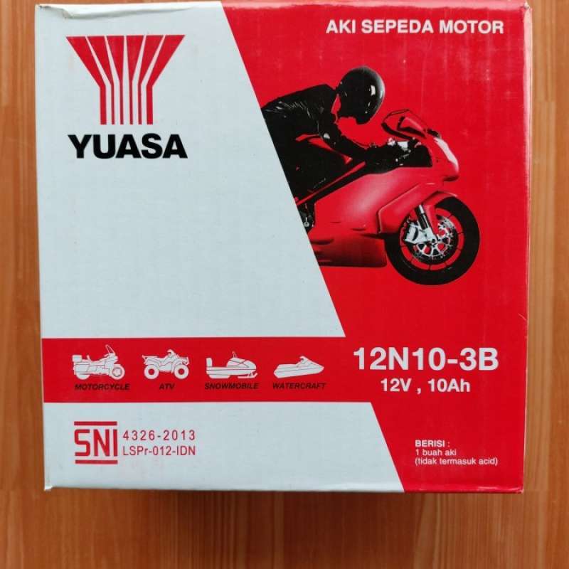 Jual Aki Motor Vespa Px 150 Excel Yuasa 12N10-3B di Seller Ejaz Store