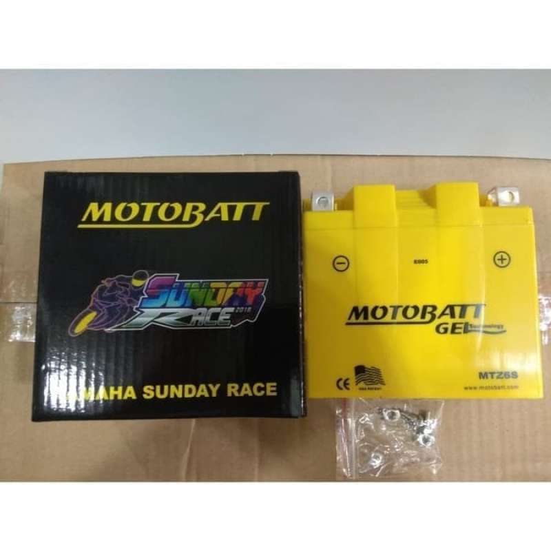 Jual AKI MOTOR HONDA SUPRA GTR 150 MOTOBATT MTZ6S ORIGINAL 12V 6AH di