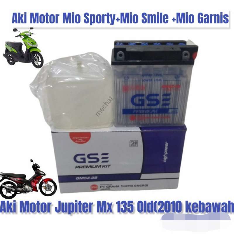 Promo AKI MOTOR YAMAHA MIO SPORTY +MIO SMILE GM5Z -3B KIT ACCU BASAH