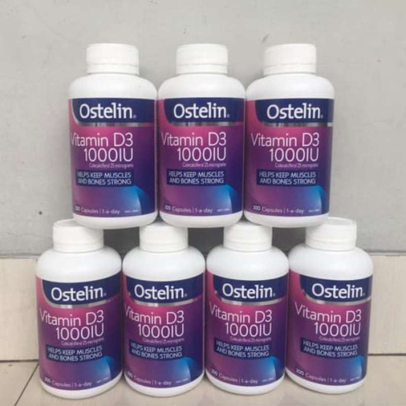 Promo Ostelin Vitamin D 300 Capsules 1000Iu Bone Muscle Tulang Sendi