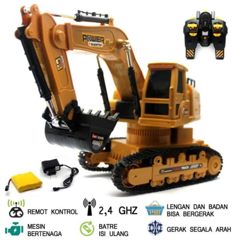 Promo Mainan Mobil Remot Kontrol Rc Beko Excavator Remote Control Alat