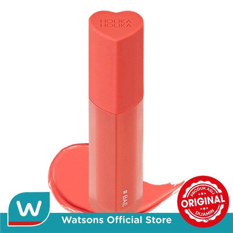 Promo Holika Holika Crush Glow Lip Tint Air 03 Bae Diskon 10 di