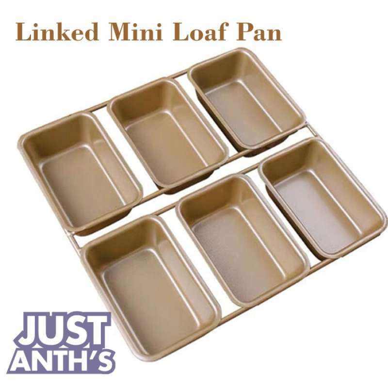 Promo Mini Loaf Pan 6 Holes Loyang Roti Mini 6 Lobang Diskon 15 di