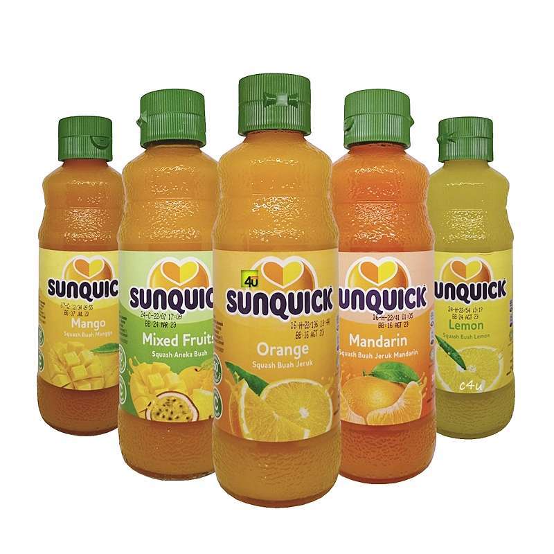 Promo SUNQUICK Fruit Juice Concentrate Squash 330ml Diskon 7 di