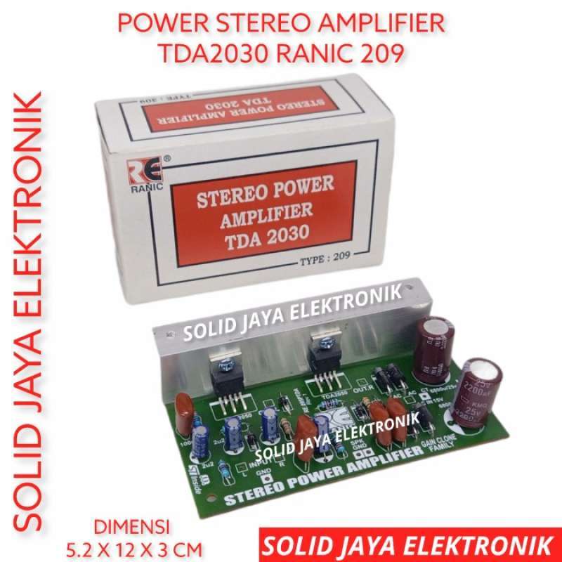 Promo KIT POWER MINI STEREO AMPLIFIER TDA2030 PLUS PSU TDA 2030 RANIC