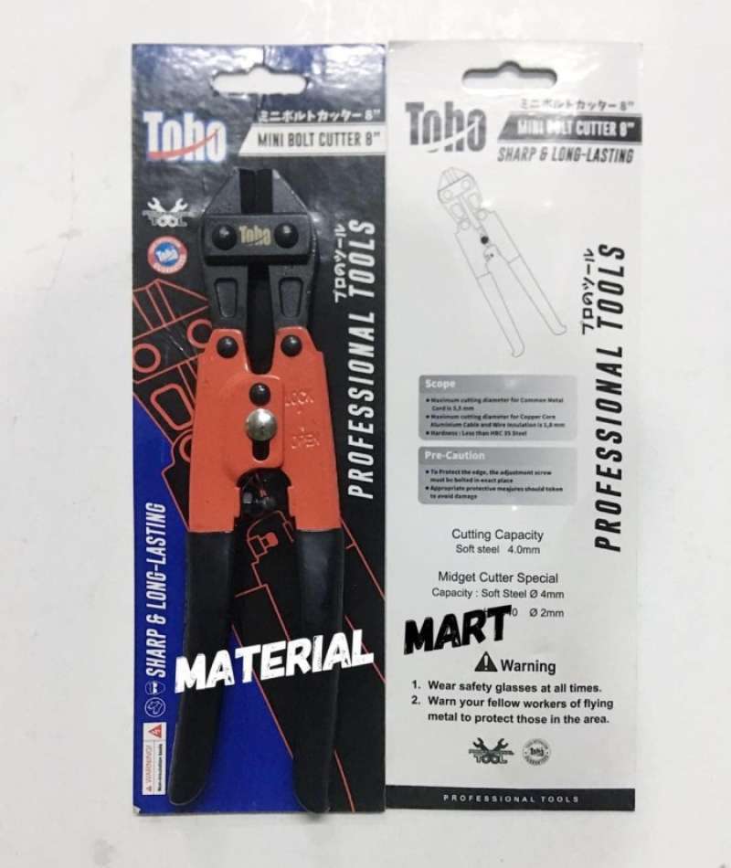 Jual Gunting Beton / Kawat 8 Inch Toho Premium Japan Bolt Cutter Besi