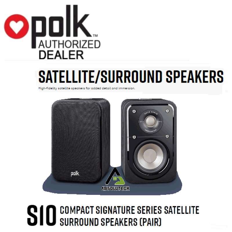 Jual Polk Audio Signature S10 COMPACT SIGNATURE SERIES SATELLITE