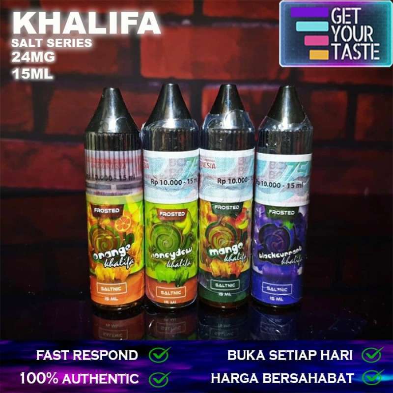Promo Liquid Khalifa Salt Series - Mango Orange Blackcurrant Honeydew