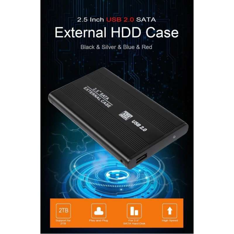 Jual Casing Hardisk External SATA USB 2.0 HDD Harddisk Eksternal