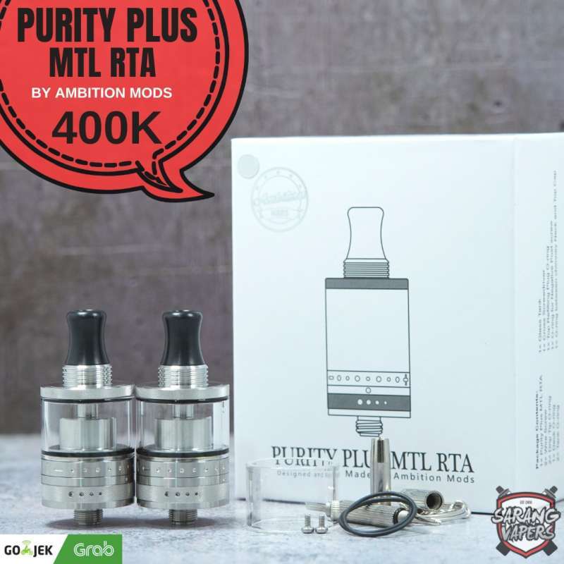 Promo Rta Purity Plus Mtl 22mm Authentic By Ambition Mod Diskon 5 Di