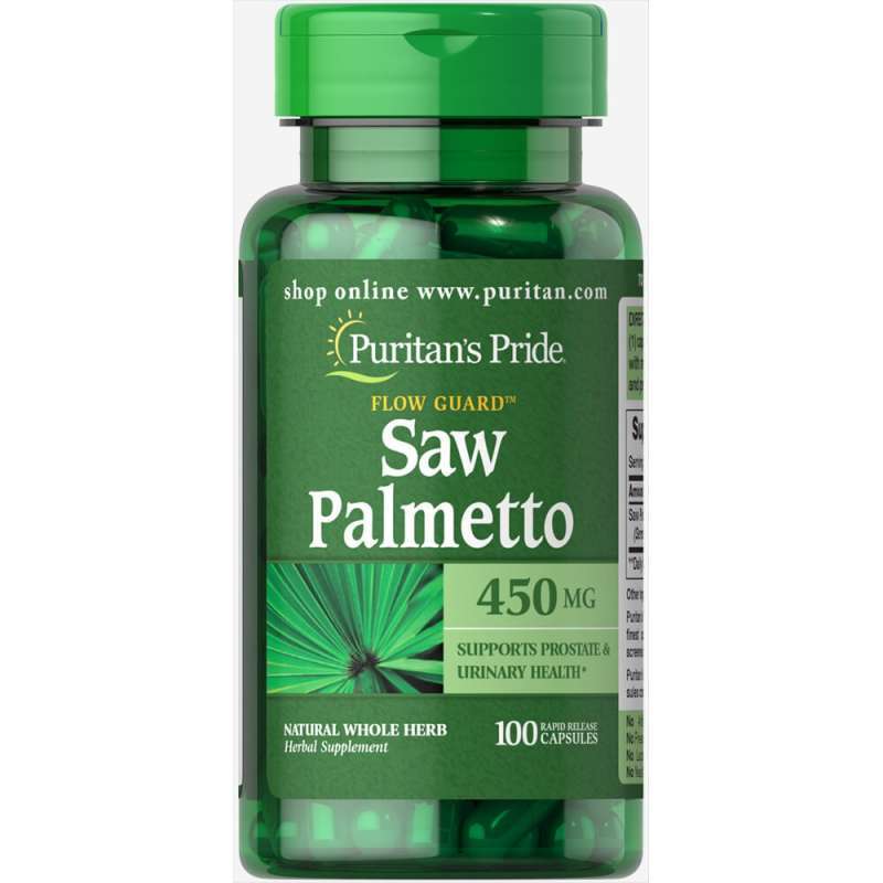 Jual (ORIGINAL) PURITAN'S PRIDE SAW PALMETTO 450 MG 100 KAPSUL di