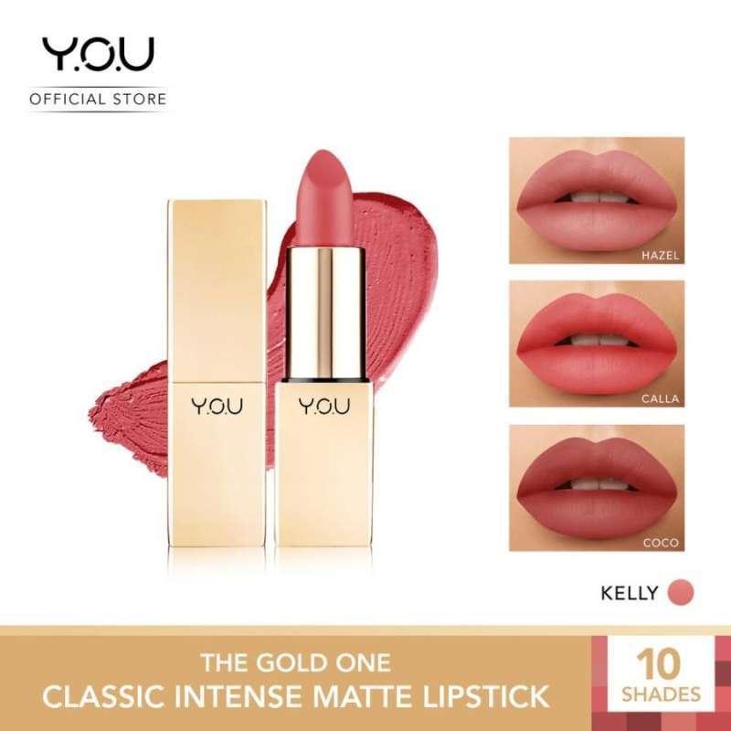 Jual YOU The Gold One Classic Intense Matte Lipstick by You Makeups di ...