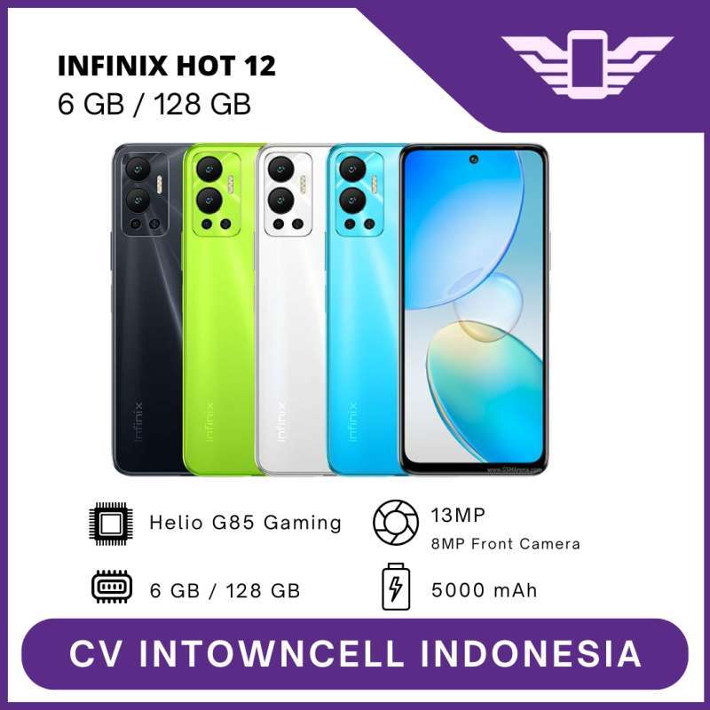 Jual Infinix Hot 12 6/128gb - Ram 6gb Rom 128gb Garansi Resmi Di Seller ...