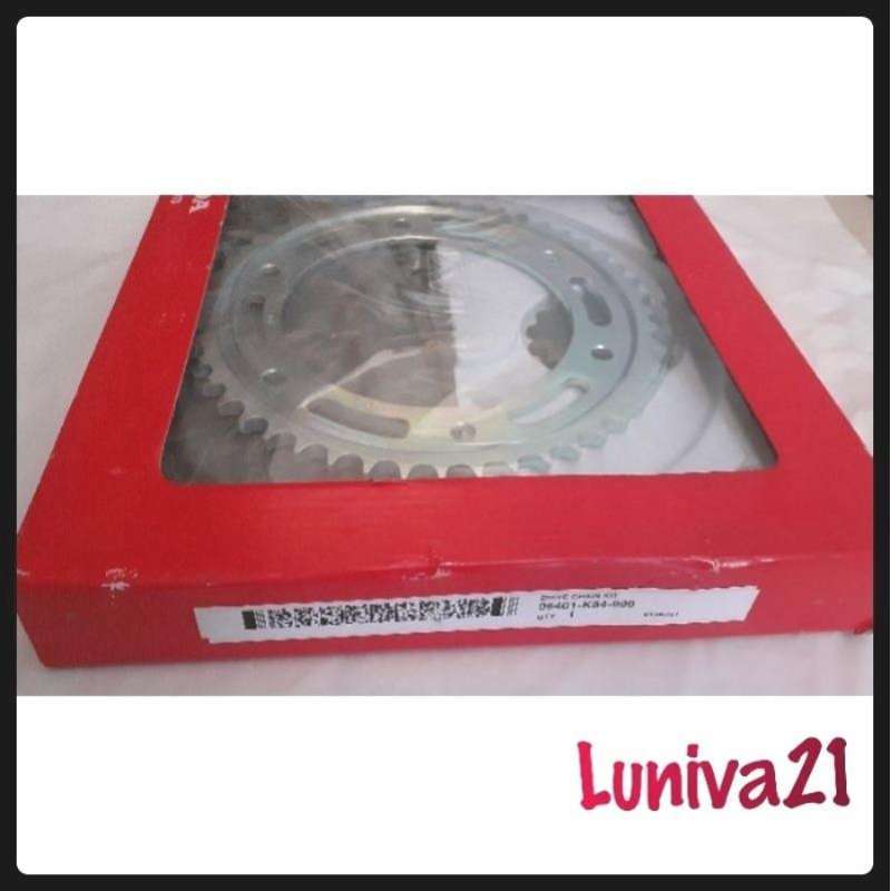 Jual Gear Rantai Roda Set Honda CRF 150L Original Honda di Seller