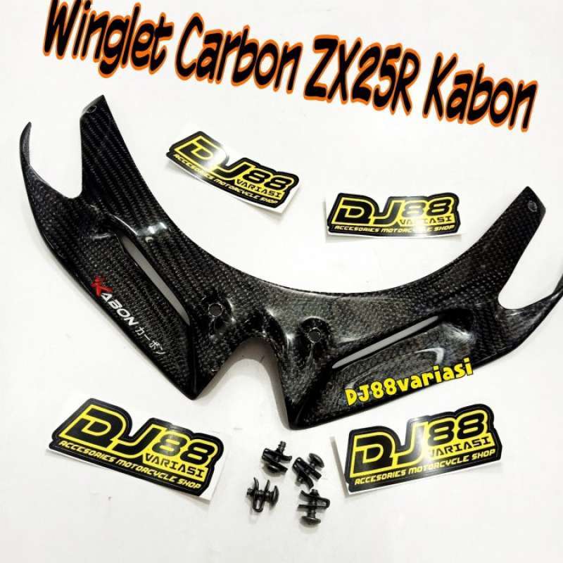 Jual Winglet carbon zx25r kabon premium carbon kevlar kawasaki zx 25r ...