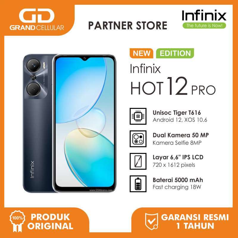 Jual Infinix Hot 12 Pro (8GB-128GB) di Seller Grand Cellular 21 - Grand ...