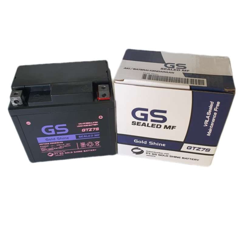 Jual AKI MOTOR GS GOLD SHINE GT7S ORIGINAL di Seller Powerplus - Karang
