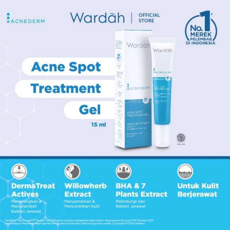 Jual WARDAH ACNEDERM acne spot treatment gel di Seller MC kosmetikmedan
