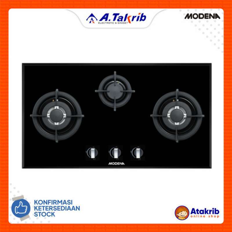 Jual MODENA BUILT IN HOB GAS 90CM 3 TUNGKU BH-1935 di Seller ATAKRIB ...