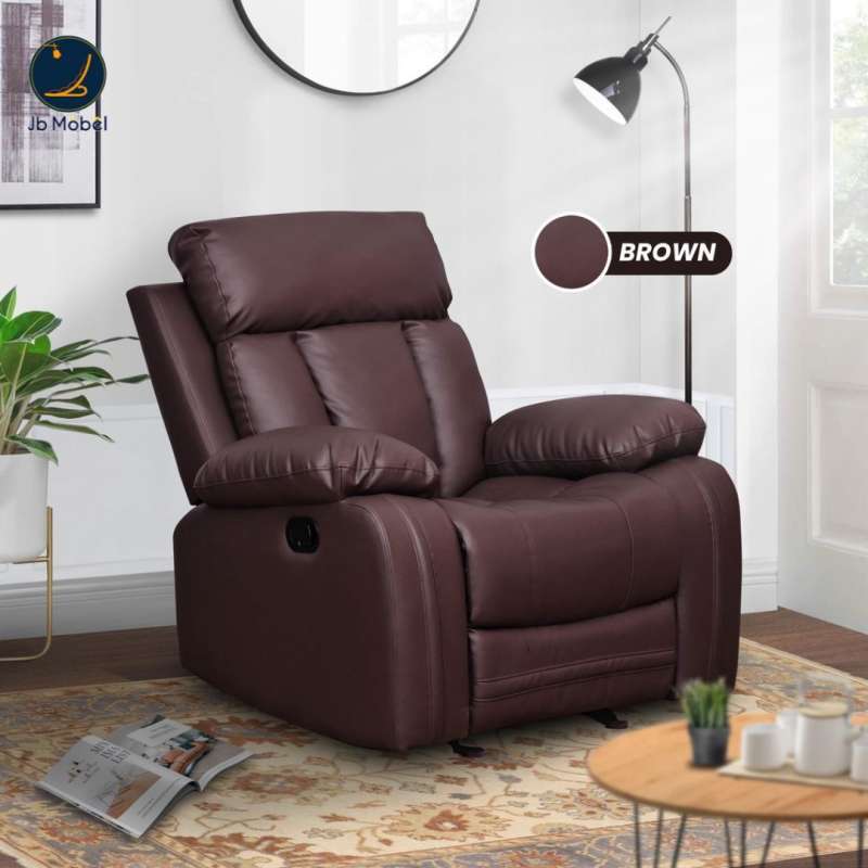 Promo Jb Mobel Sofa Recliner 1 Seater Leg Rest Visby Recliner